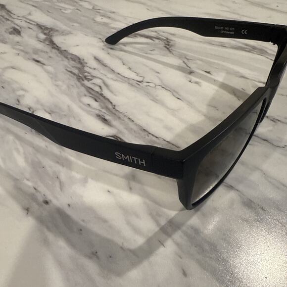 Smith Optics Headliner Polarized Square Sunglasses Matte Black Solver K87 Read - Picture 2 of 8